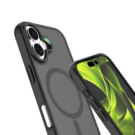 Pouzdro Easy Hybrid MagSafe, Matně Černá pro iPhone 16