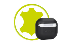 AirPods 4 Leather case Black