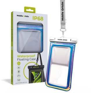 Waterproof Floating Case 6,8" Glitter / White
