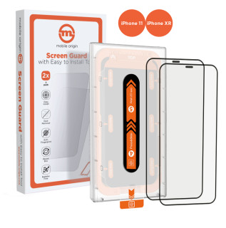 Screen Guard iPhone 11 / XR with easy applicator 2 pack