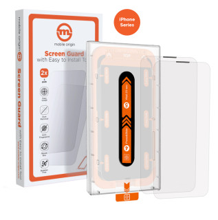 Screen Guard Series with easy applicator 2 pack iPhone Series