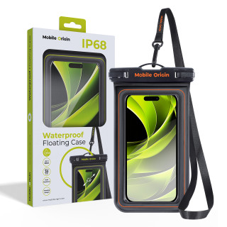 Waterproof Floating Case 6,8" Black / Orange