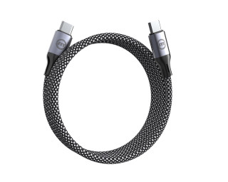 Magnetic cable USB-C to USB-C 1m Black