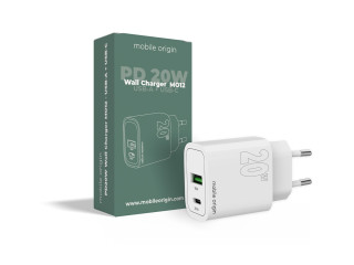 PD20W Wall Charger MO12 - USB-A + USB-C