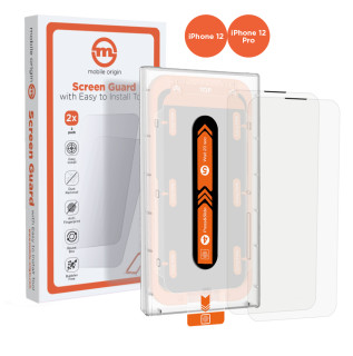 Screen Guard iPhone 12 Pro / 12 with easy applicator 2 pack