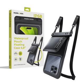 Waterproof Floating Case with Pouch 6,8" - Black