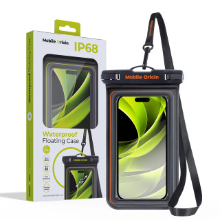 Waterproof Floating Case 6,5" Black / Orange