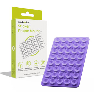Sticker Phone Mount O1 - Purple