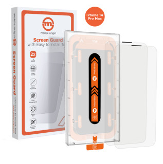 Screen Guard iPhone 14 Pro Max with easy applicator 2 pack
