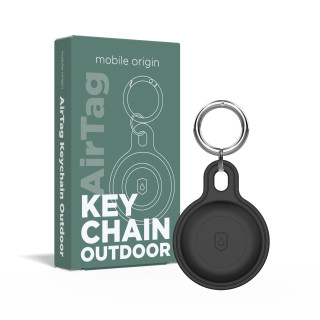 AirTag Outdoor Keychain Black