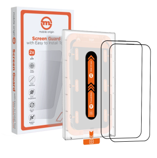 Screen Guard with easy applicator, 2 pack iPhone 15 Series