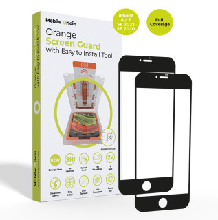 Screen Guard with easy applicator 2 pack iPhone with Home button