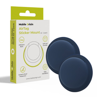 AirTag Sticker Mount A2 - 2 pack Blue