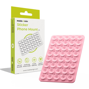 Sticker Phone Mount O1 - Pink