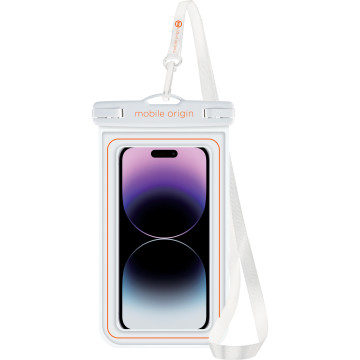 Waterproof floating case 6,5" White / Orange