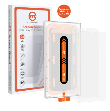 Screen Guard Samsung Galaxy S24 Ultra with easy applicator, 2 pack