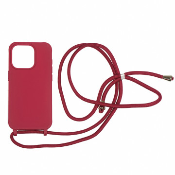 Lanyard Cherry for iPhone 15 PRO