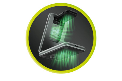 Skládací Qi2 nabíječka 3v1 PW8 - stříbrná