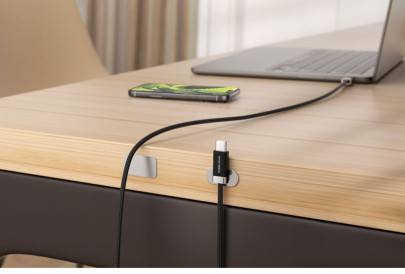 60W Kabel s magnetickým úchytem StayCable USB-C na USB-C, 1.5 m, CB6