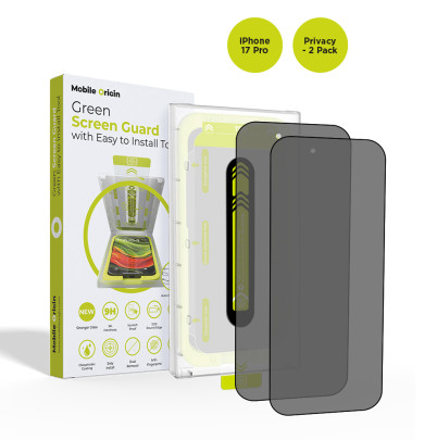 Screen Guard iPhone 17 series with easy applicator Privacy, 2 pack