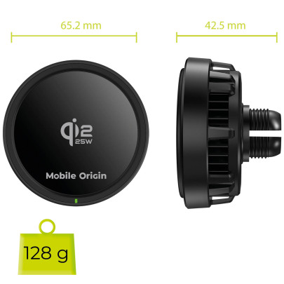 Bezdrátová nabíječka do auta CA24 Qi2 25W