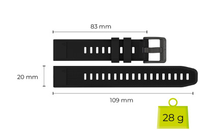 Řemínek Easy Strap ES1 Quick Fit pro Garmin 20mm