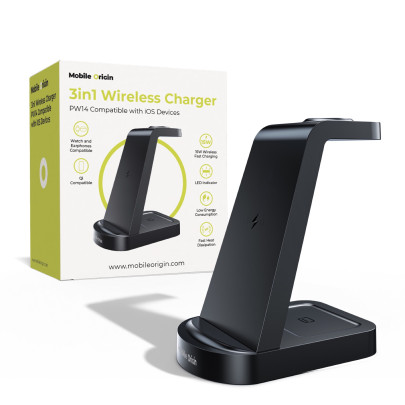 Wireless Charger 3in1 PW14 iPhone Compatible