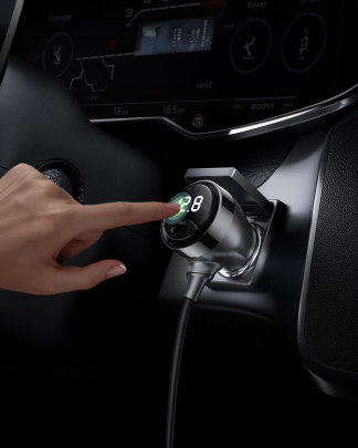 75W 5in1 Car Charger CA23 - 2x USB-C + USB-A Port, 2x USB-C Cable