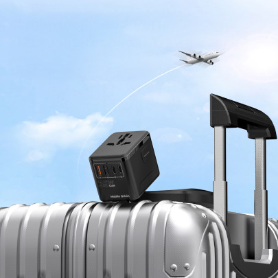 Cestovní Adaptér GaN 35W PW4 EU/UK/US/AUS, 3x USB-C + 2x USB-A