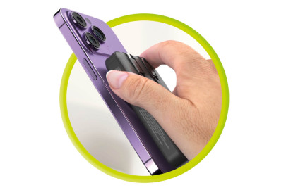 10000mAh Wireless Magnetic PowerBank PB11, USB-C and Lightning Cable