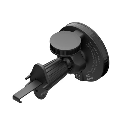 Bezdrátová nabíječka do větrací mřížky auta CA18, kompatibilní s Apple Watch/iPhone MagSafe