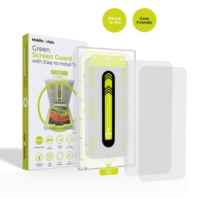 Ochranné sklo pro iPhone 16 – 2 ks, snadná instalace, vhodné do pouzdra