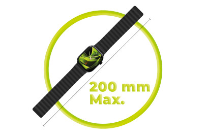 Magnetický řemínek II pro Apple Watch 44 / 45 / 46 / 49 mm – černý