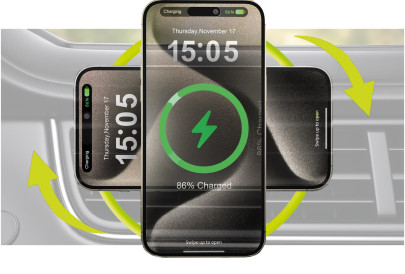 Bezdrátová nabíječka do auta CA3 – kompatibilní s MagSafe