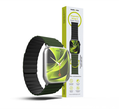 Magnetic Strap II Green/Black Apple Watch 44/45/46/49mm