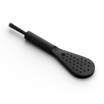 USB-C Dust Plug & Cleaning Brush CL1 Black/Clear for iPhone, Android