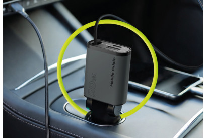 3in1 Car Charger CA27, 50W - USB-C + USB-A, USB-C Cable