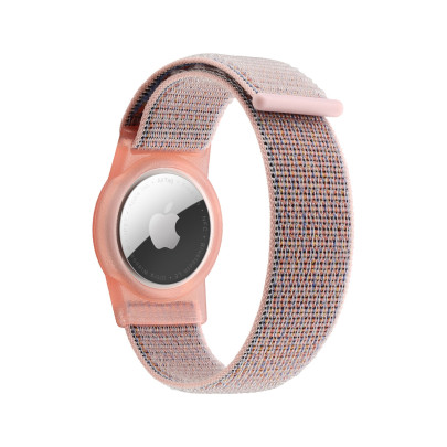 Řemínek AirTag A4, Růžová s motivem Jednorožce