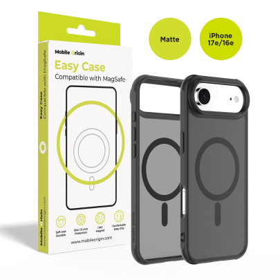 Pouzdro Easy Hybrid MagSafe, Matně Černá pro iPhone 16