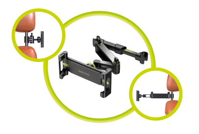 Držák na tablet do auta CA7 – s teleskopickým ramenem