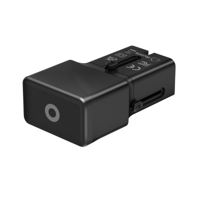 Cestovní adaptér 25W – EU / US / UK / AU, černý