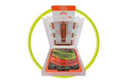 Screen Guard with easy applicator 2 pack iPhone with Home button