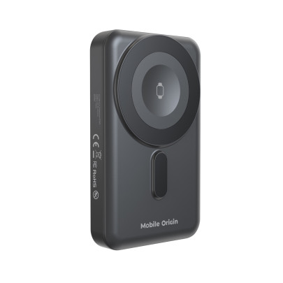 10000mAh Wireless Magnetic PowerBank PB11, USB-C and Lightning Cable