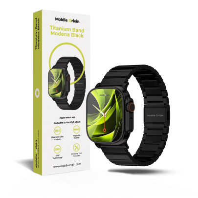 Titanium Band Modena for Apple Watch Ultra Black
