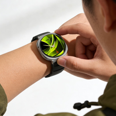 FKM řemínek Easy Strap pro Galaxy Watch 8 - Černý