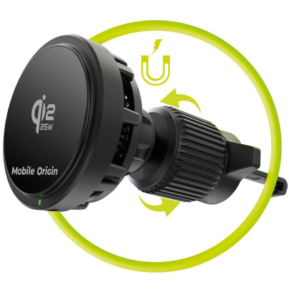 Bezdrátová nabíječka do auta CA24 Qi2 25W