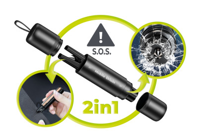 2in1 Car Safety Hammer CA29