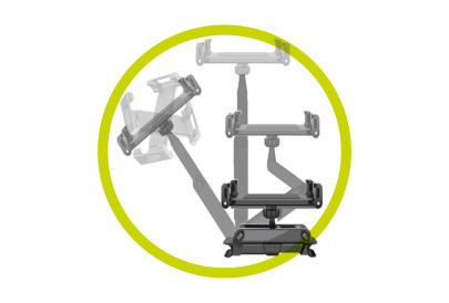 Držák na tablet do auta CA7 – s teleskopickým ramenem