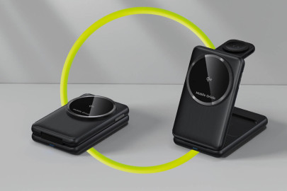 Skládací Qi2 nabíječka 3v1 PW8 - černá