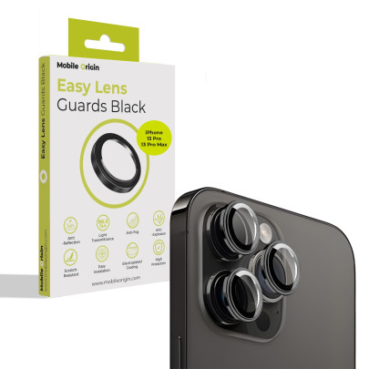 Easy Lens Ochrana čoček pro iPhone – černá